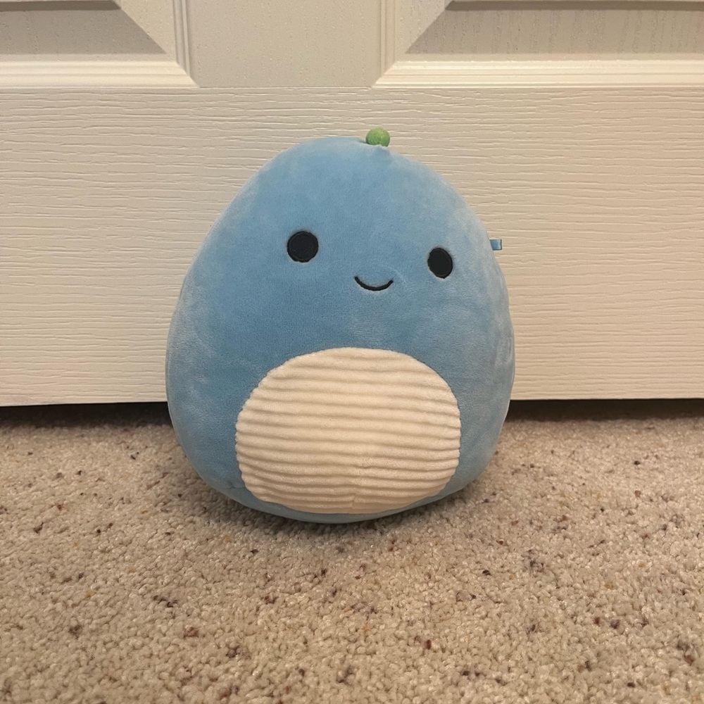 RASHAD Squishmallow 8” ~ Blue Dinosaur Dino Dragon Plush Toy